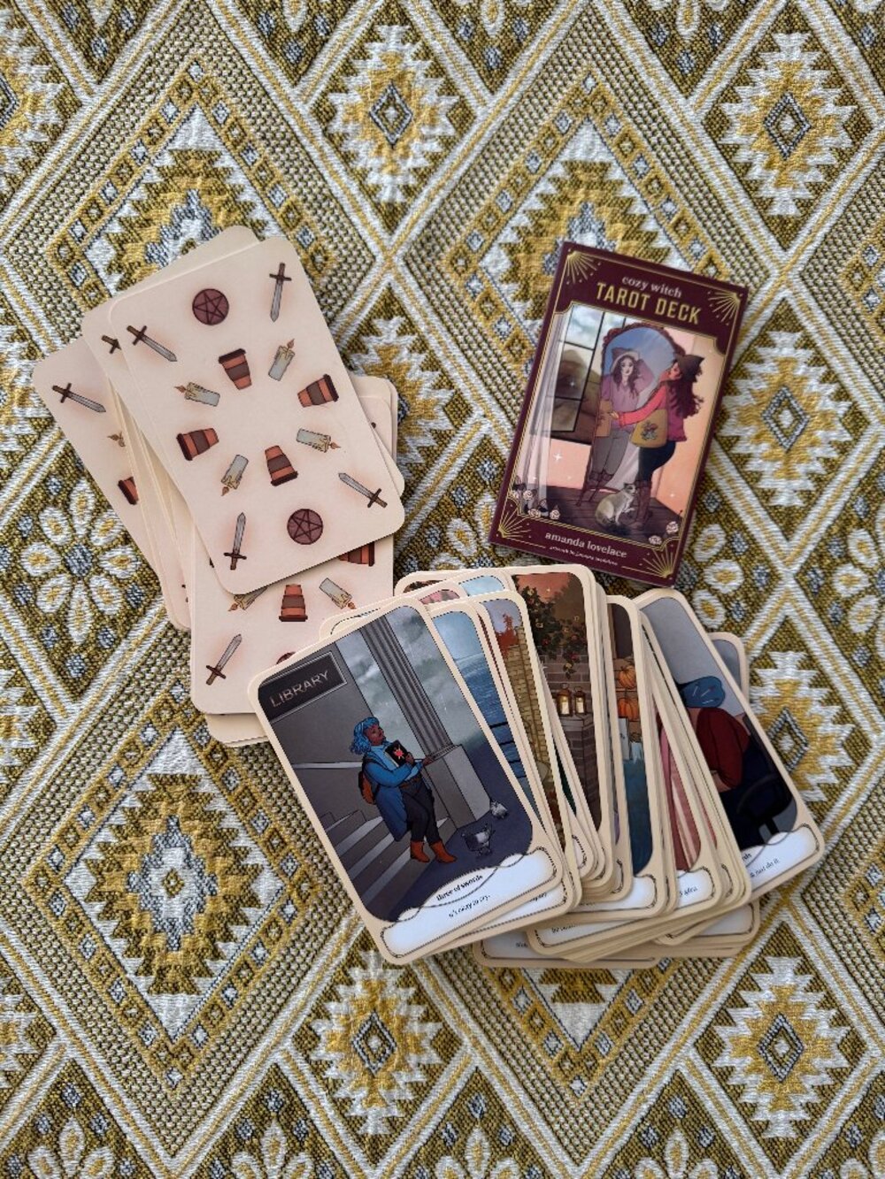 Cozy Witch Tarot & Coloring Believe in Your Own Magic Oracle Make Your Own Magic - Picture 5 of 16